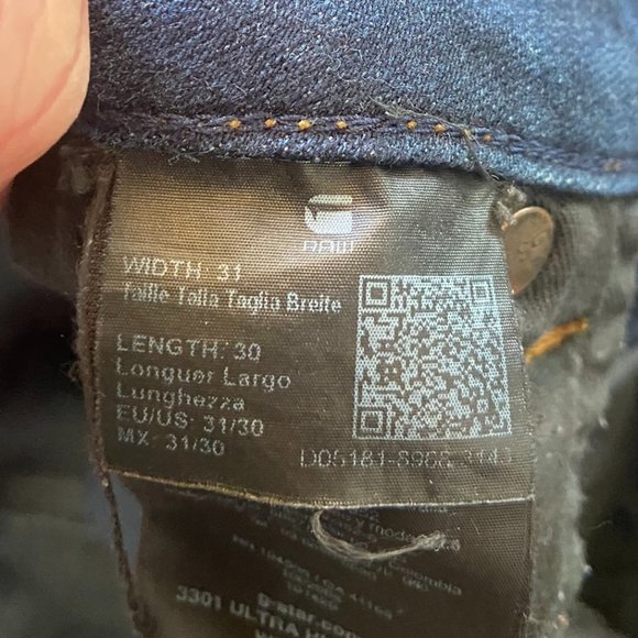 G-Star Ultra High Skinny - Size 31x30 - Picture 6 of 11